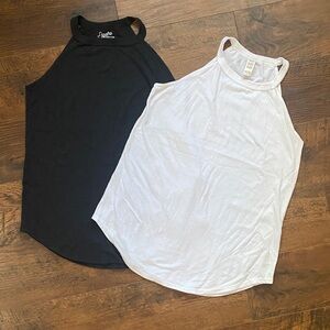 Joe's Jeans Black and White Tank Tops